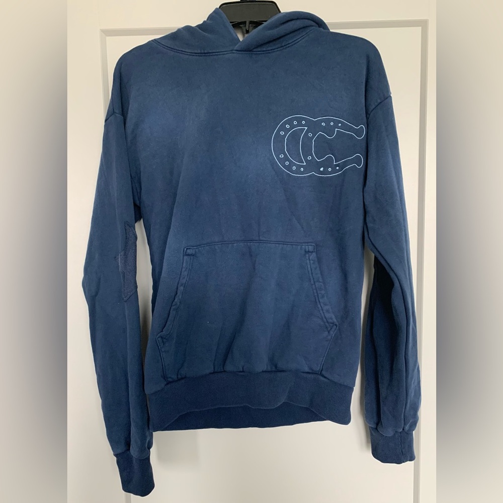 New Beyoncé Cowboy Carter Tour 2025 16 Carriages Hoodie Pullover Blue Small